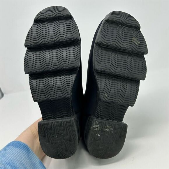 iRi NYC Wes I Low Top Black Slip On Chunky Sneakers Size 38.5 (US 8.5) Casual - Picture 9 of 12